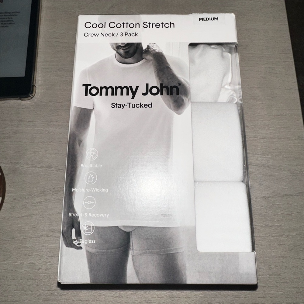 Tommy John Cool Cotton Stretch Undershirt Pack